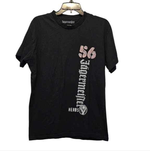 Jagermeister 56 Black T-Shirt Size L - Picture 1 of 4